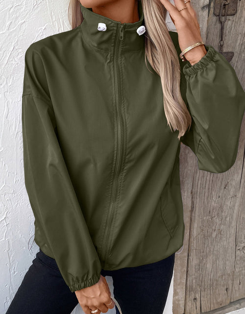 Load image into Gallery viewer, Ivy Lane Pocketed Zip Up Long Sleeve Jacket
