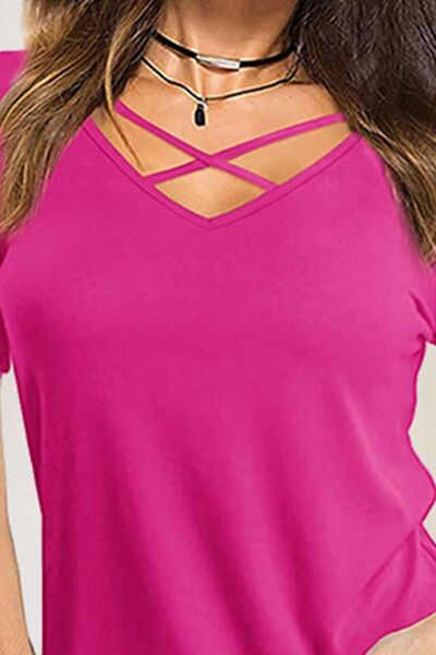 Load image into Gallery viewer, Crisscross Short Sleeve T-Shirt
