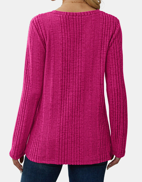 Load image into Gallery viewer, V-Neck Long Sleeve T-Shirt
