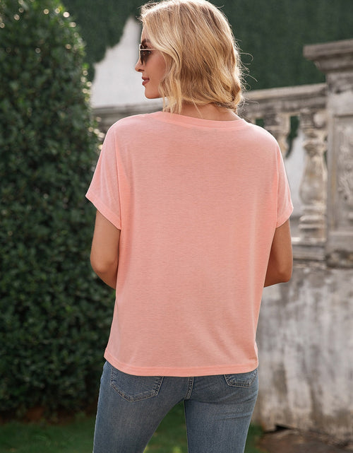 Load image into Gallery viewer, Ivy Lane Pocketed Round Neck Short Sleeve T-Shirt
