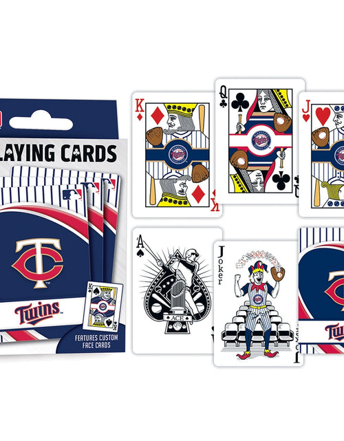 Load image into Gallery viewer, Minnesota Twins Playing Cards - 54 Card Deck by MasterPieces Puzzle Company INC

