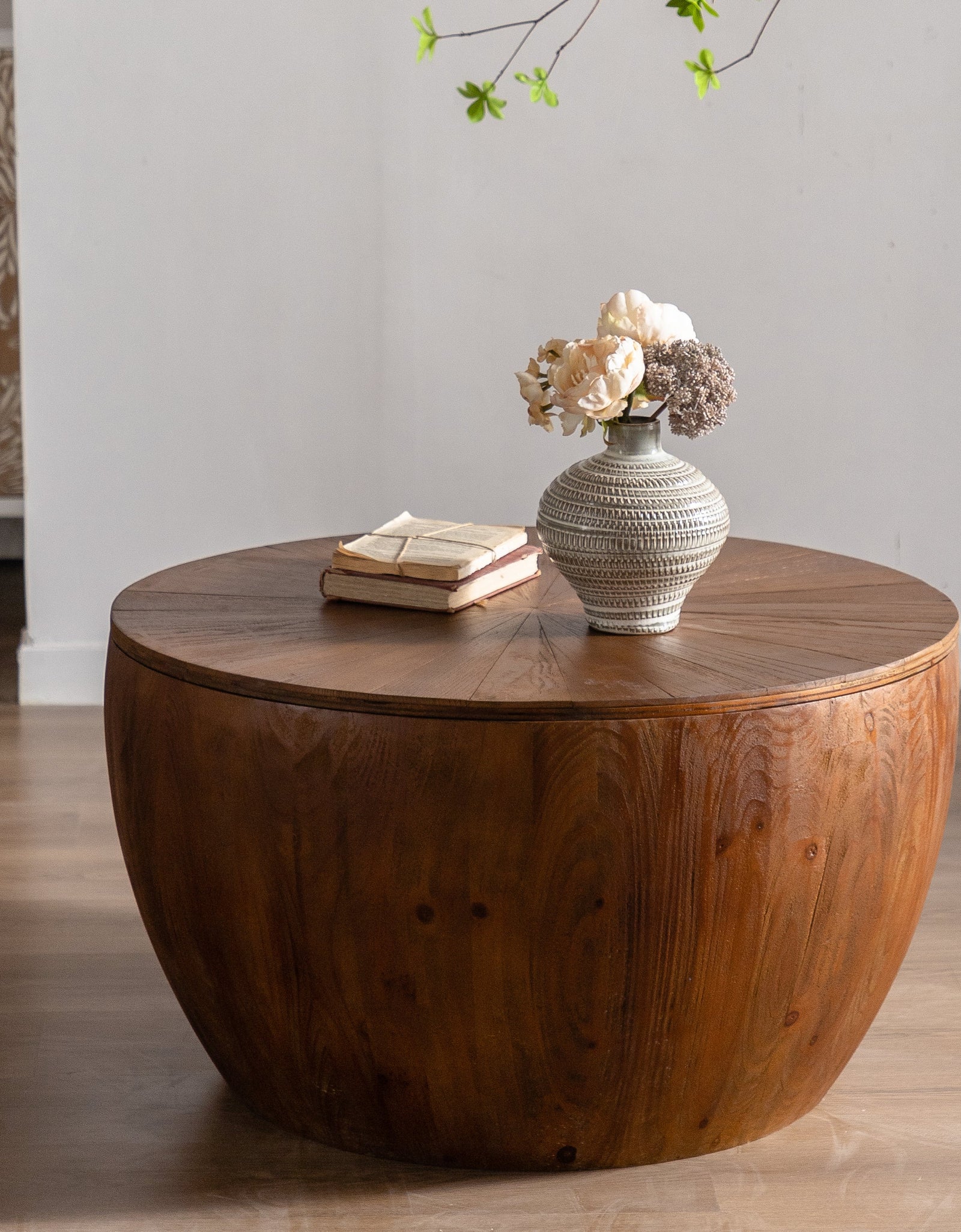 Vintage Style Bucket Shaped Coffee Table by Blak Hom