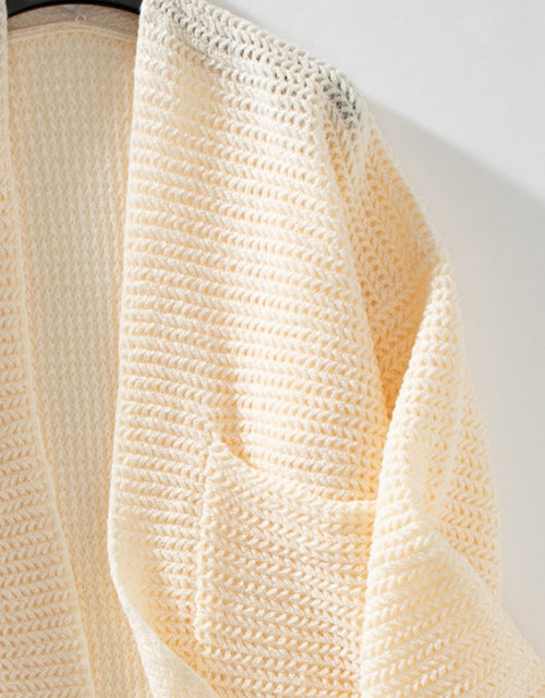 Load image into Gallery viewer, Open Front Long Sleeve Cardigan
