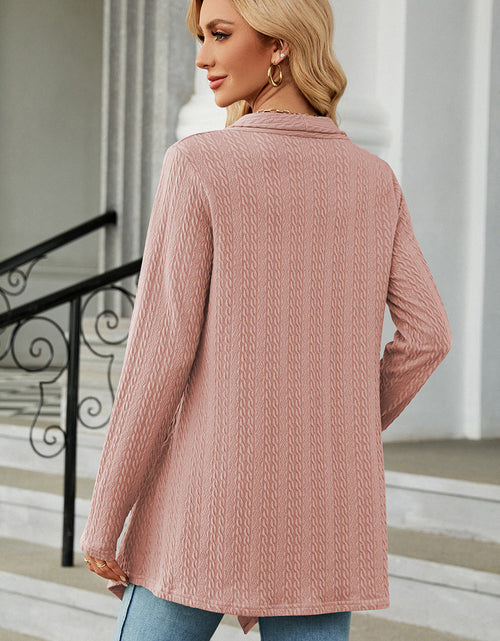 Load image into Gallery viewer, Open Front Long Sleeve Cardigan
