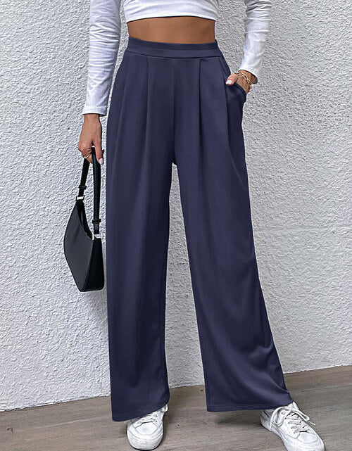 Load image into Gallery viewer, High Waist Straight Pants
