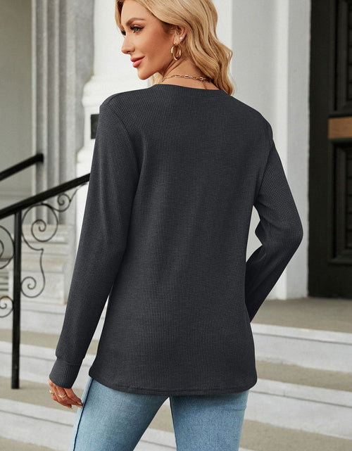 Load image into Gallery viewer, V-Neck Long Sleeve Blouse
