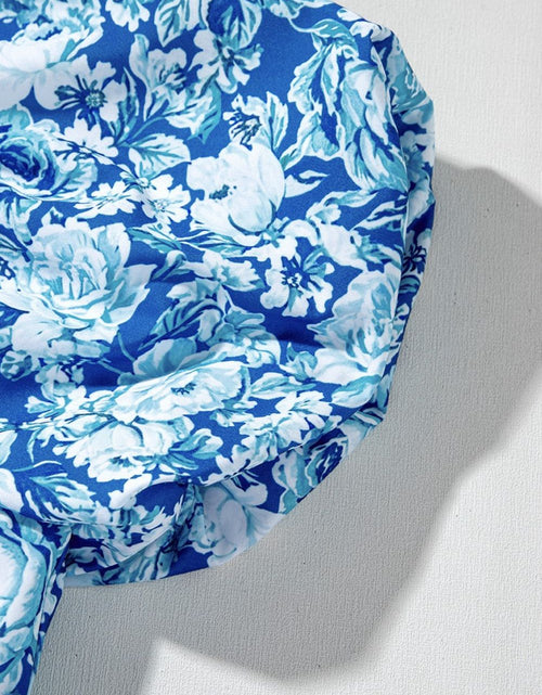 Load image into Gallery viewer, Floral Puff Sleeve Babydoll Mini Dress
