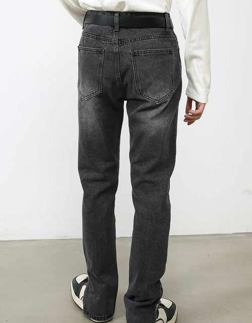 Load image into Gallery viewer, Men's Decor Zip Jeans with Pockets

