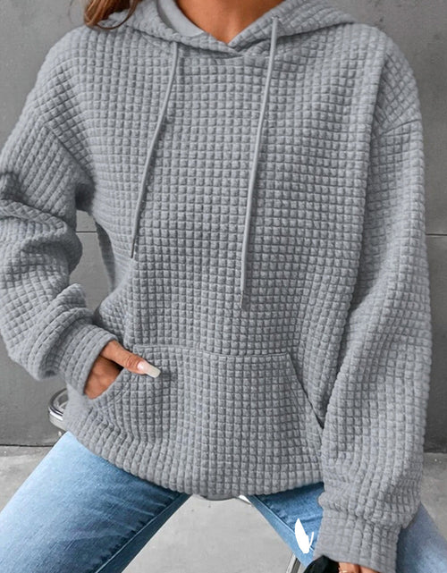 Load image into Gallery viewer, Dropped Shoulder Pocketed Hoodie
