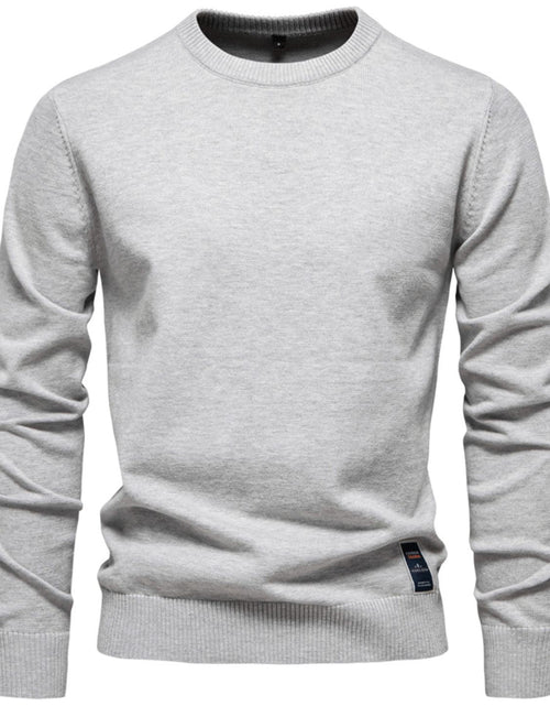 Load image into Gallery viewer, Men's Round Neck Long Sleeve Sweater
