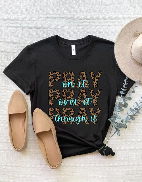 Load image into Gallery viewer, Letter Graphic Round Neck Short Sleeve T-Shirt
