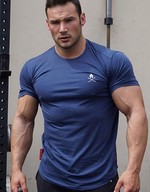 Load image into Gallery viewer, Men's Round Neck Short Sleeve T-Shirt
