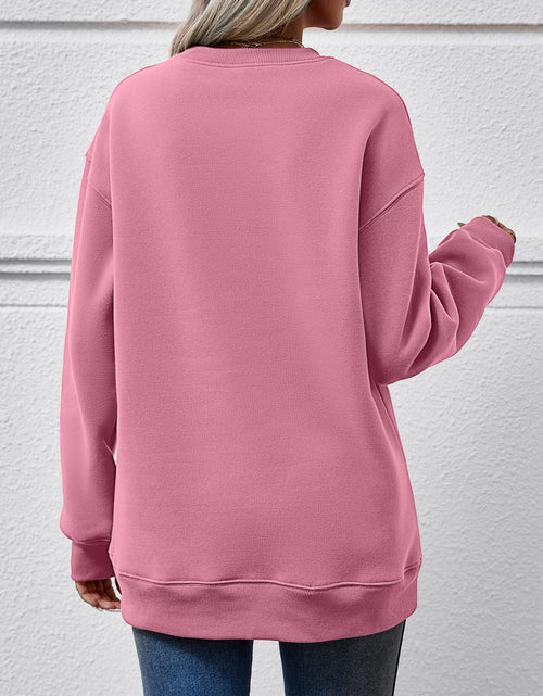 Load image into Gallery viewer, Round Neck Long Sleeve Sweatshirt
