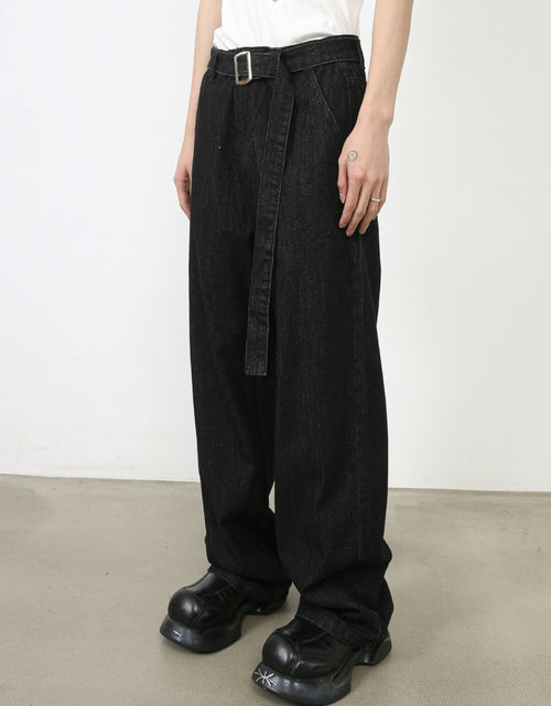 Load image into Gallery viewer, Men's Loose Fit Jeans with Pockets
