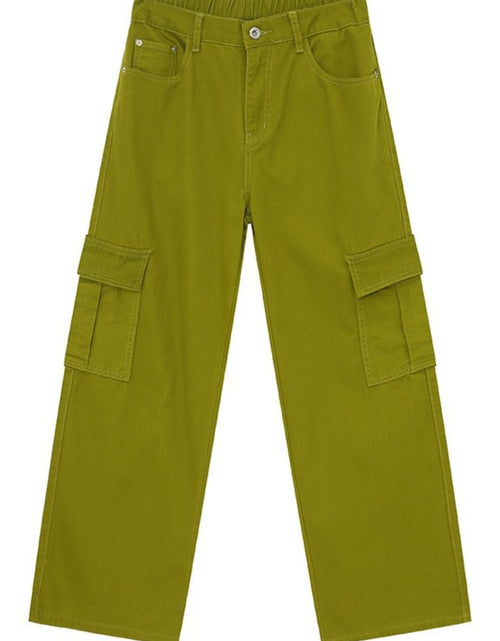 Load image into Gallery viewer, Hight Rise Wide Leg Cargo Pants
