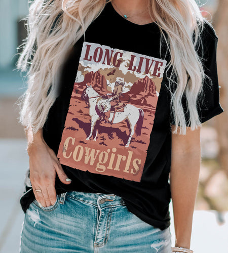 LONG LIVE COWGIRLS Graphic Tee