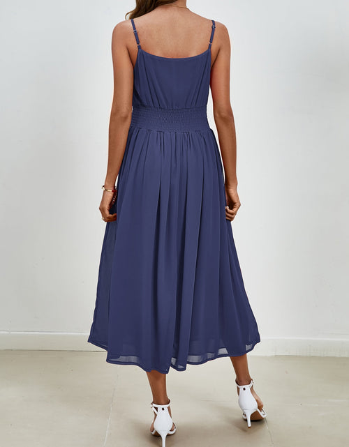 Load image into Gallery viewer, Scoop Neck Midi Cami Dress
