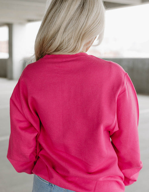 Load image into Gallery viewer, Heart Patch Long Sleeve Sweatshirt
