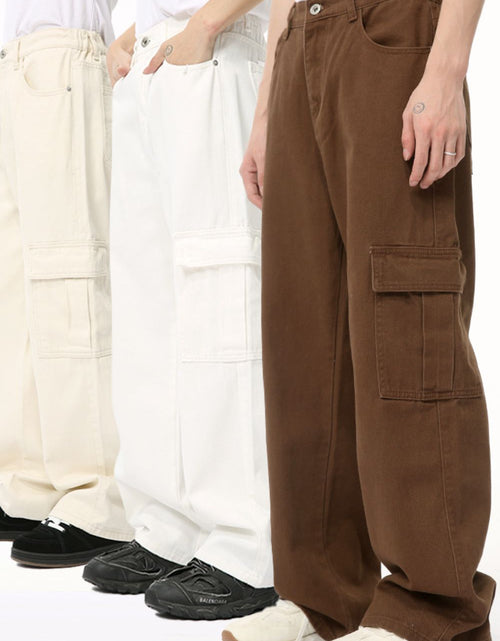 Load image into Gallery viewer, Hight Rise Wide Leg Cargo Pants
