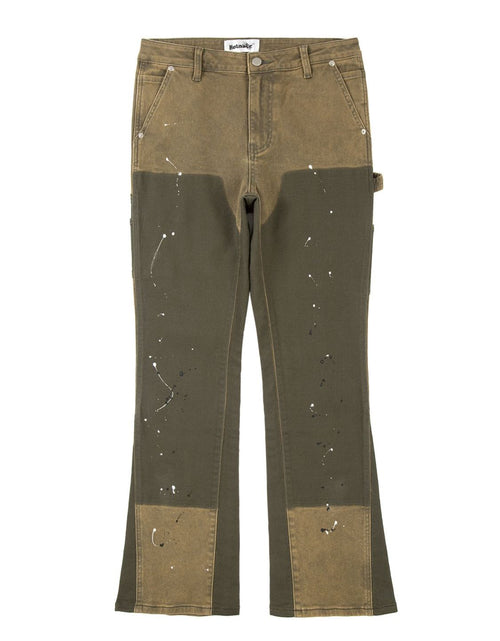 Load image into Gallery viewer, Men's Contrast Washed Bootcut Jeans
