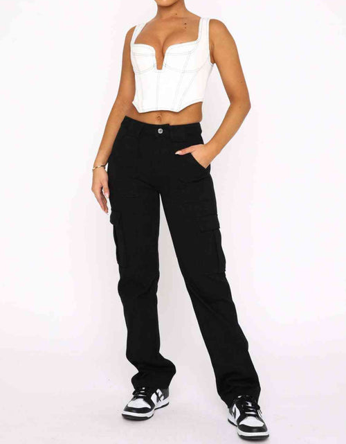 Load image into Gallery viewer, Straight Leg Cargo Pants
