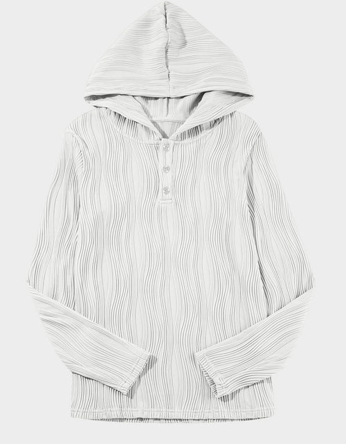 Load image into Gallery viewer, Textured Long Sleeve Hoodie
