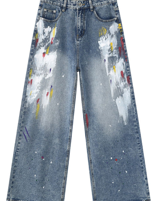 Load image into Gallery viewer, Painting Jeans with Pockets
