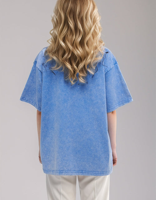 Load image into Gallery viewer, Basic Bae Round Neck Half Sleeve T-Shirt
