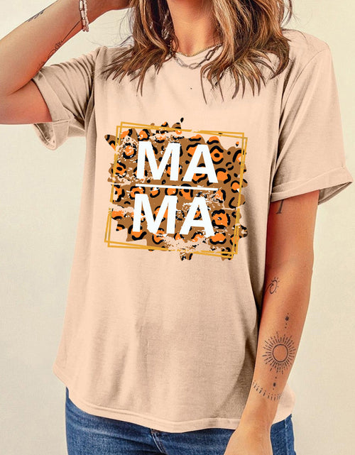Load image into Gallery viewer, MAMA Round Neck Short Sleeve T-Shirt
