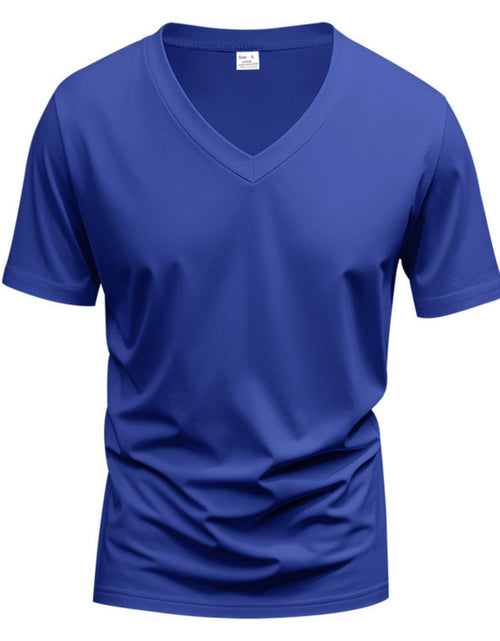 Load image into Gallery viewer, Men's Full Size V-Neck Short Sleeve T-Shirt Plus Size
