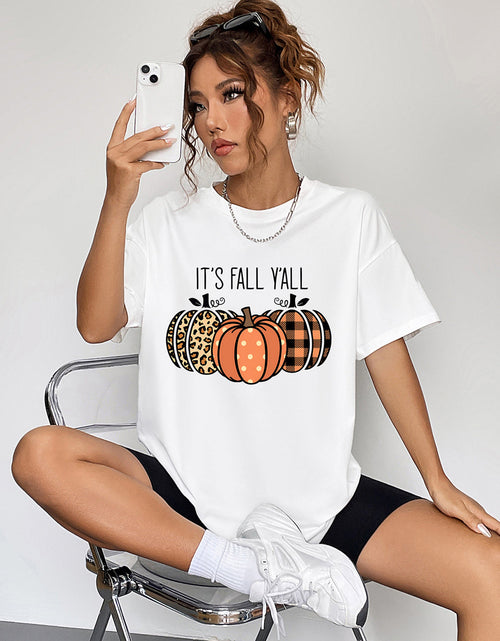 Load image into Gallery viewer, IT'S FALL Y'ALL Graphic T-Shirt
