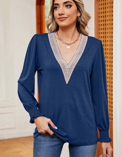 Load image into Gallery viewer, V-Neck Long Sleeve T-Shirt
