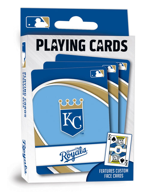 Load image into Gallery viewer, Kansas City Royals Playing Cards - 54 Card Deck by MasterPieces Puzzle Company INC
