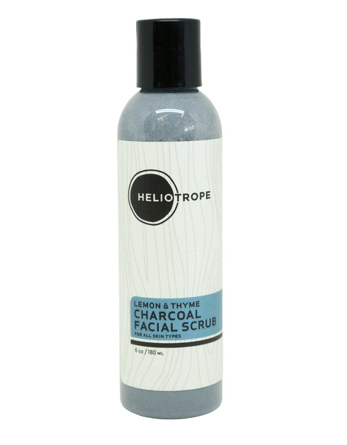 Load image into Gallery viewer, Lemon &amp; Thyme Charcoal Face Scrub by Heliotrope San Francisco
