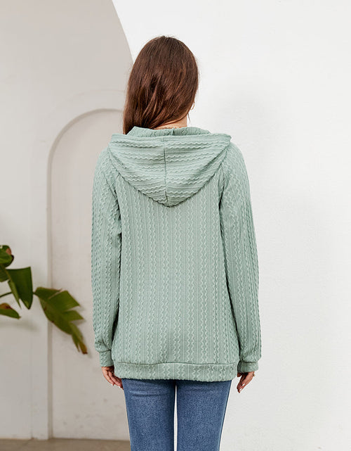 Load image into Gallery viewer, Raglan Sleeve Front Pocket Hoodie
