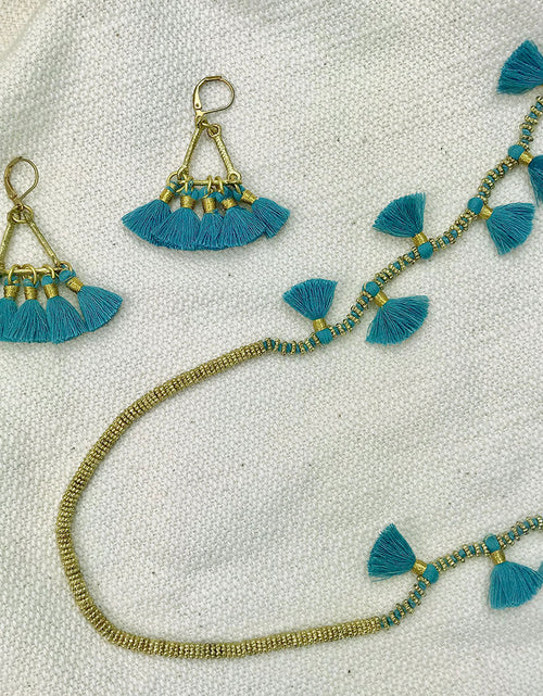 Load image into Gallery viewer, Krisha Tassel Necklace by SLATE + SALT

