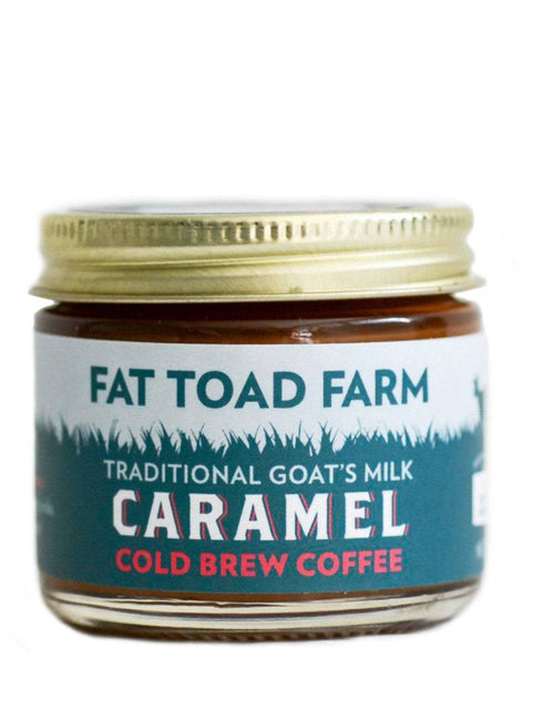 Load image into Gallery viewer, Fat Toad Farm Cold Brew Coffee Goat's Milk Caramel Jars - 12 x 2oz by Farm2Me
