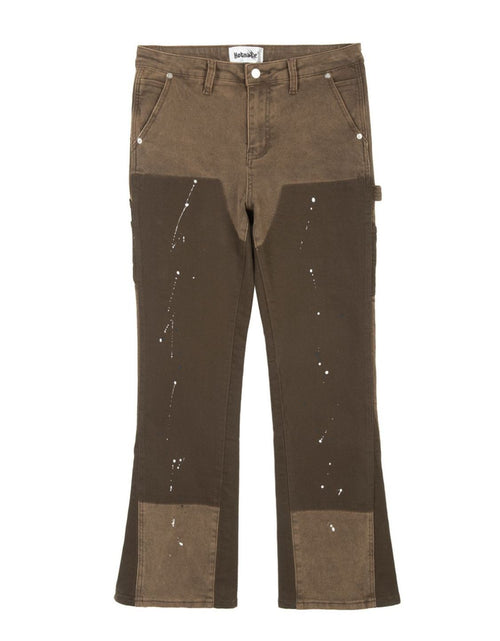 Load image into Gallery viewer, Men's Contrast Washed Bootcut Jeans
