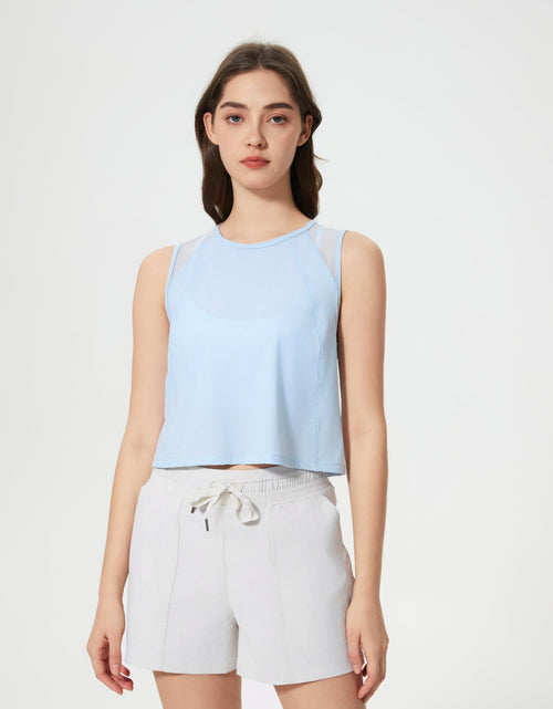 Load image into Gallery viewer, Millennia Round Neck Cropped Active Tank
