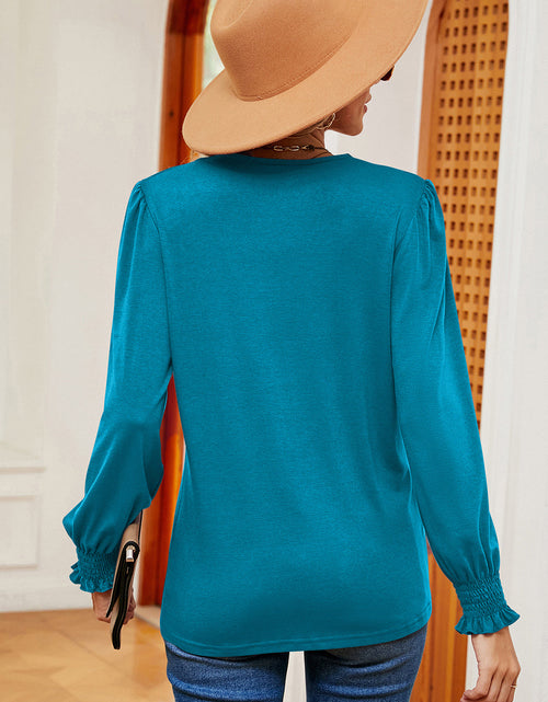 Load image into Gallery viewer, V-Neck Long Sleeve T-Shirt
