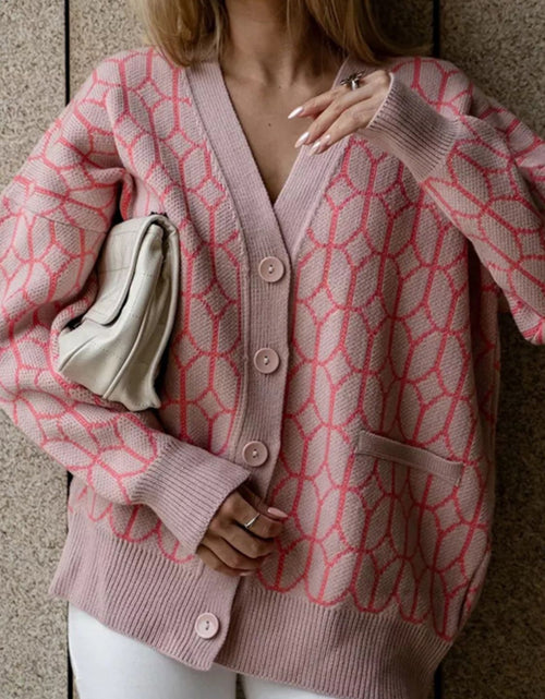 Load image into Gallery viewer, Button Up Long Sleeve Cardigan
