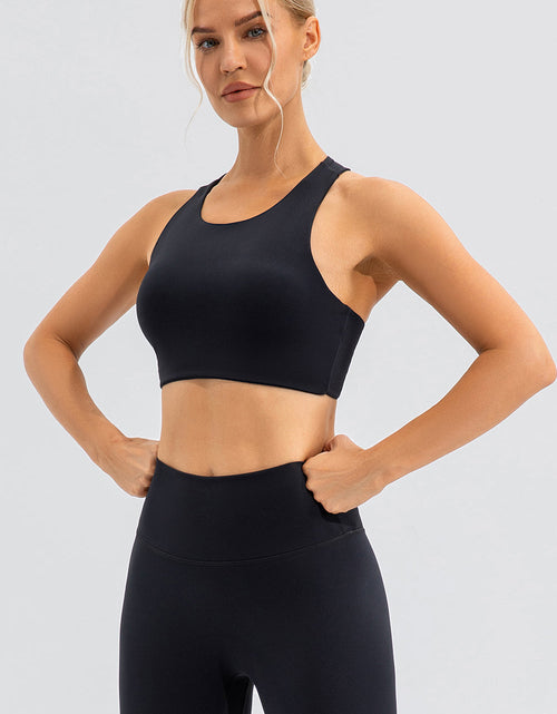 Load image into Gallery viewer, Round Neck Cutout Cropped Active Tank
