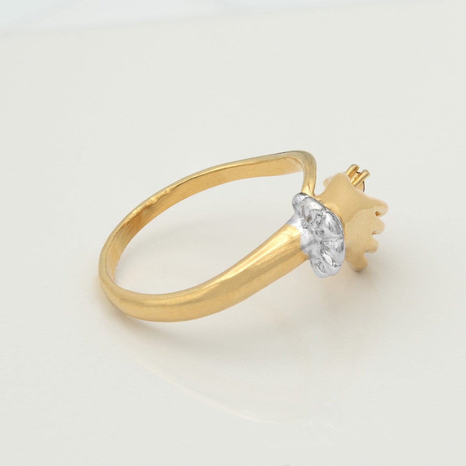 Vintage Austrian Crystals 18k Yellow Gold Matte or Polished Finish Made in USA by PVD Vintage Jewelry