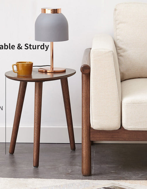 Load image into Gallery viewer, Solid Oak Wood Side Table by Blak Hom
