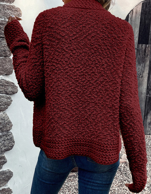 Load image into Gallery viewer, Solid Color Open Front Cardigan
