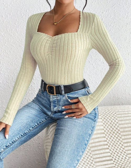Load image into Gallery viewer, Honey Ribbed Long Sleeve T-Shirt
