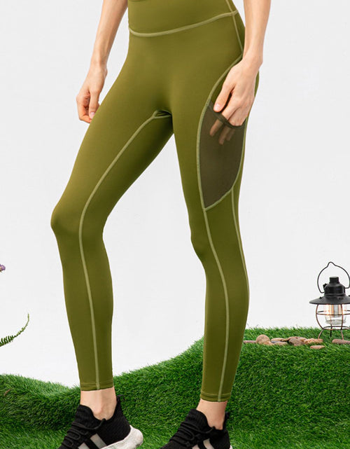 Load image into Gallery viewer, High Waist Slim Fit Long Sports Pants
