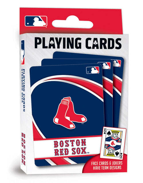 Load image into Gallery viewer, Boston Red Sox Playing Cards - 54 Card Deck by MasterPieces Puzzle Company INC
