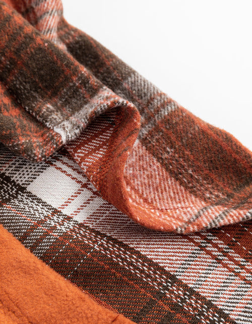 Load image into Gallery viewer, Plaid Button Up Long Sleeve Jacket
