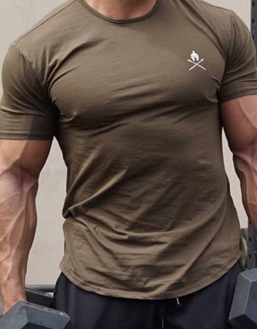 Load image into Gallery viewer, Men's Round Neck Short Sleeve T-Shirt
